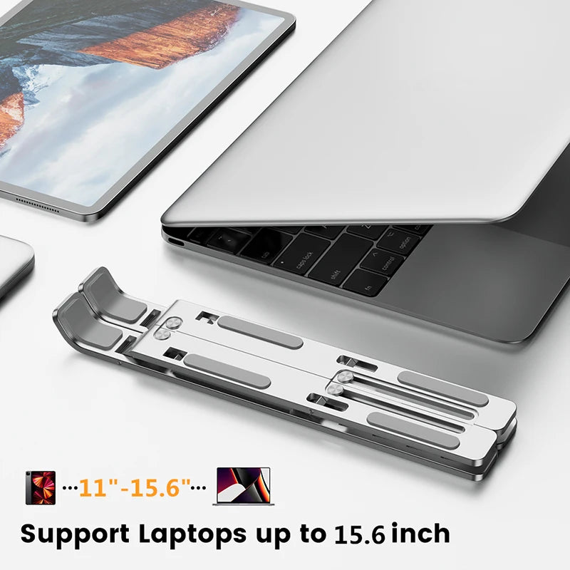 Aluminum Alloy Laptop Holder Stand Portable for Nootebook - HyperAll