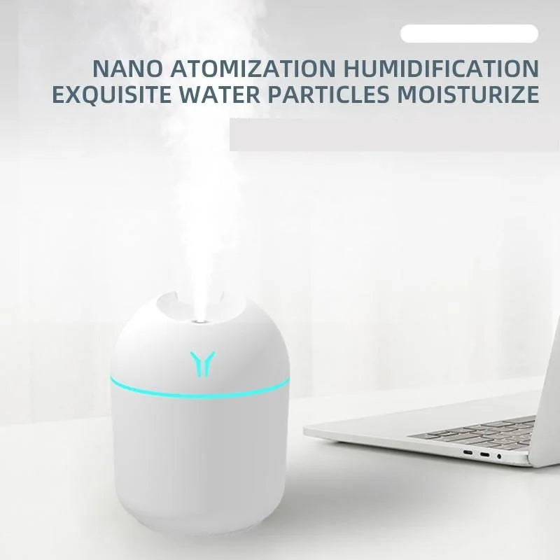 250ML USB Mini Air Humidifier Aroma Essential Oil Diffuser - HyperAll