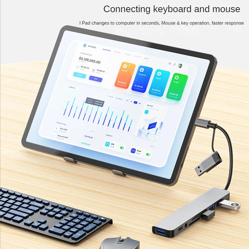 USB 3.0 Type C Adapter Docking Station - HyperAll