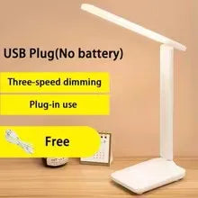 Folding Desk Lamp, USB Touch Control Dimmable Night Light - HyperAll