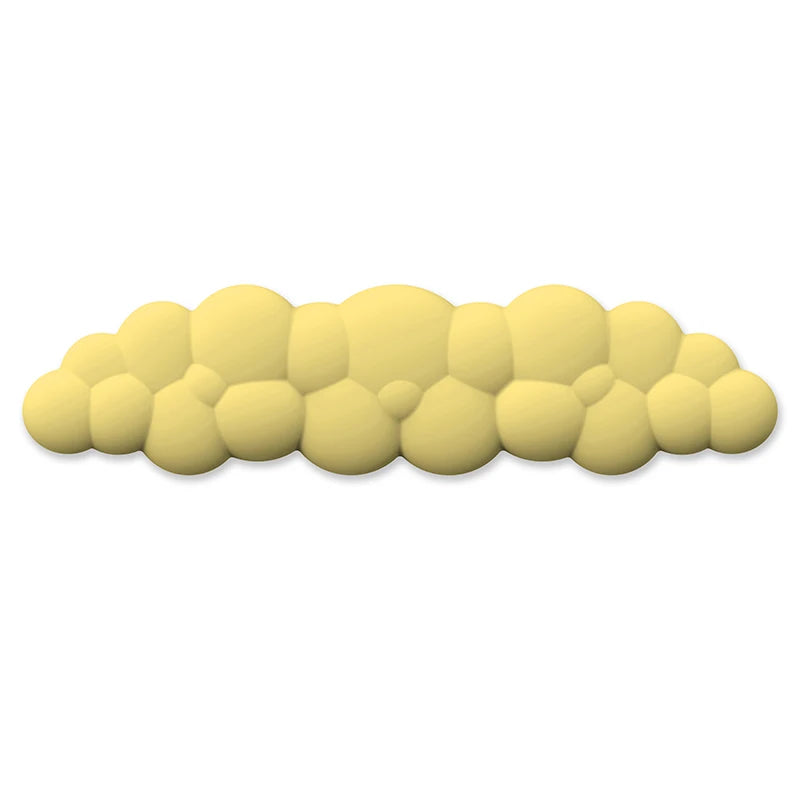 Mouse pad with wrist rest keyboard cloud - HyperAll