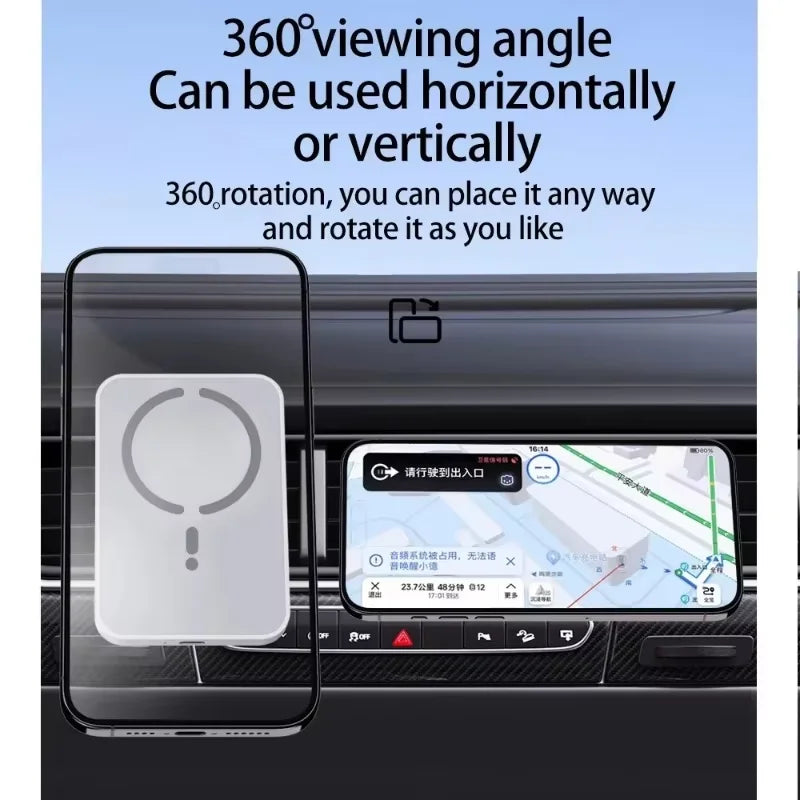 Car Air Vent Magnetic Wireless Charger - HyperAll