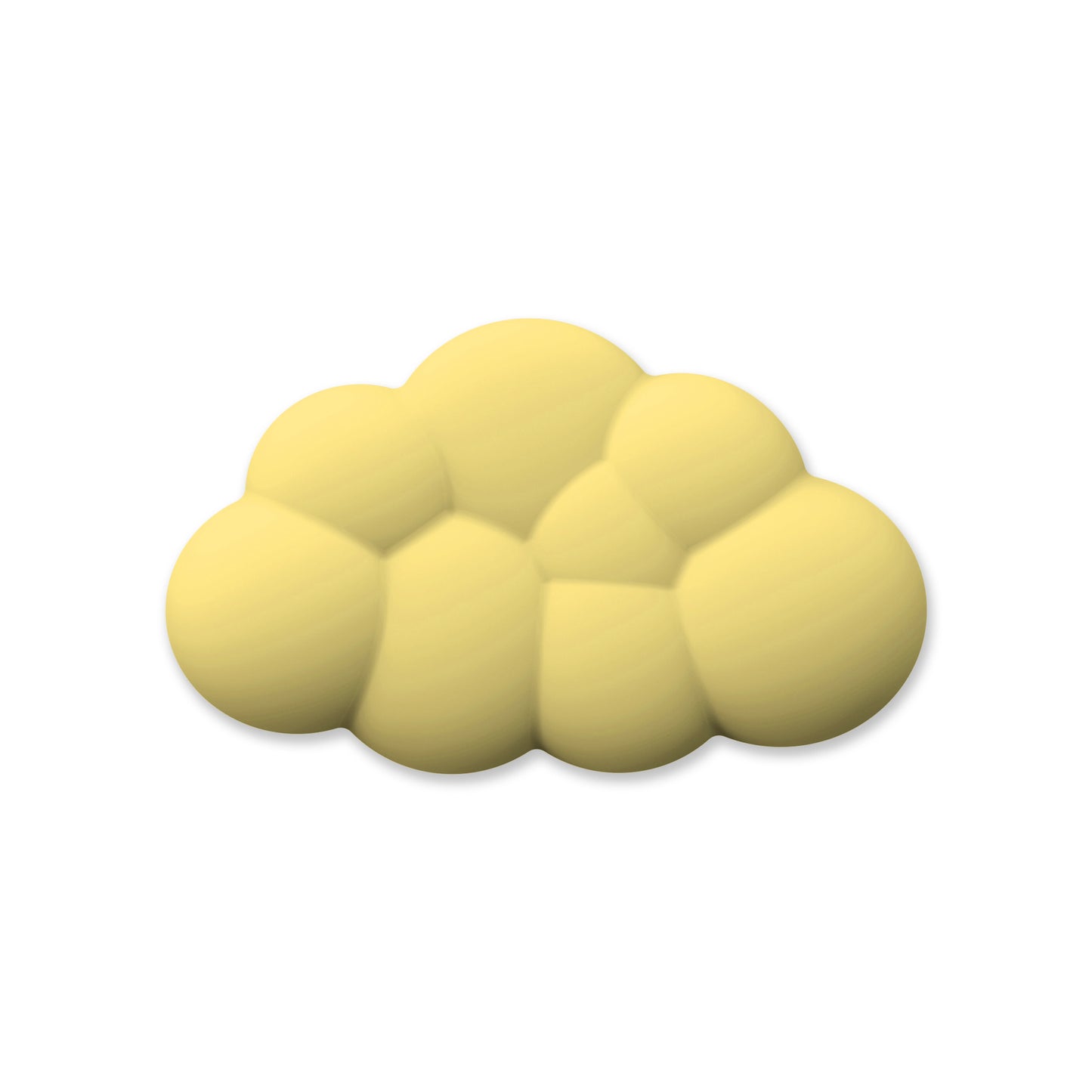Mouse pad with wrist rest keyboard cloud - HyperAll