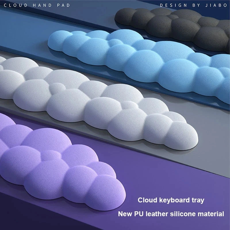 Mouse pad with wrist rest keyboard cloud - HyperAll