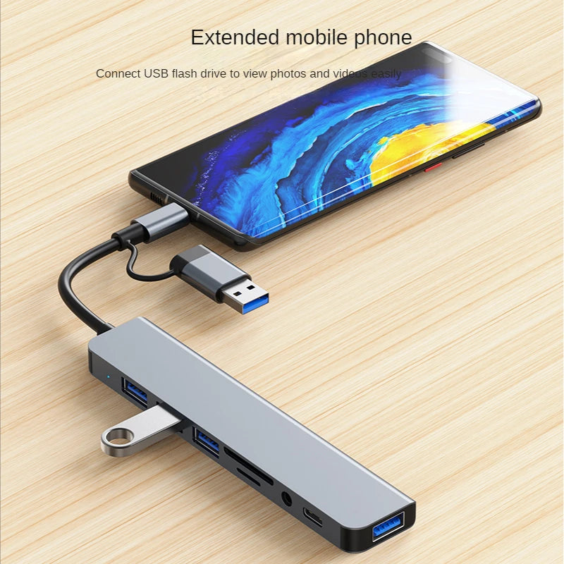 USB 3.0 Type C Adapter Docking Station - HyperAll
