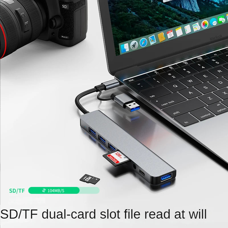 USB 3.0 Type C Adapter Docking Station - HyperAll