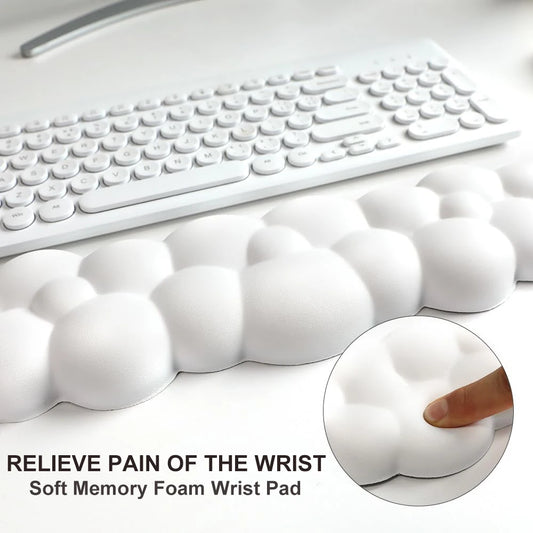 Mouse pad with wrist rest keyboard cloud - HyperAll